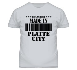 Platte City Missouri Made In Born Sport Grey T Shirt