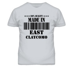 East Claycomo Missouri Made In Born Sport Grey T Shirt