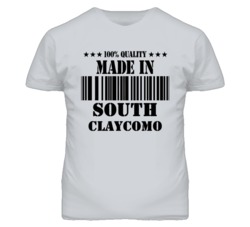 South Claycomo Missouri Made In Born Sport Grey T Shirt