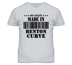 Benton Curve Kansas Made In Born Sport Grey T Shirt