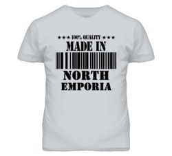 North Emporia Kansas Made In Born Sport Grey T Shirt