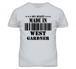 West Gardner Kansas Made In Born Sport Grey T Shirt