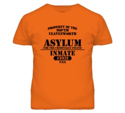 South Leavenworth Kansas Insane Prison Halloween T Shirt