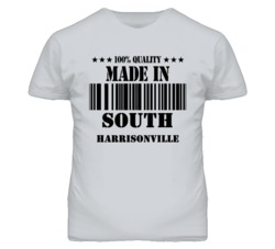 South Harrisonville Missouri Made In Born Sport Grey T Shirt