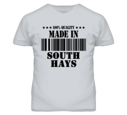 South Hays Kansas Made In Born Sport Grey T Shirt