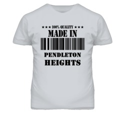 Pendleton Heights Kansas Made In Born Sport Grey T Shirt