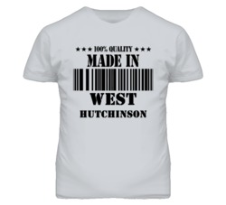 West Hutchinson Kansas Made In Born Sport Grey T Shirt