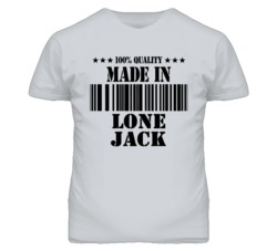 Lone Jack Missouri Made In Born Sport Grey T Shirt