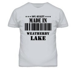 Weatherby Lake Missouri Made In Born Sport Grey T Shirt