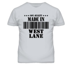 West Lane Kansas Made In Born Sport Grey T Shirt