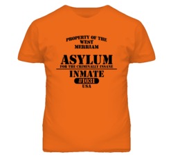 West Merriam Kansas Insane Prison Halloween T Shirt