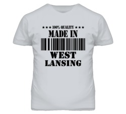West Lansing Kansas Made In Born Sport Grey T Shirt