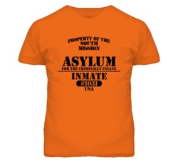South Mission Kansas Insane Prison Halloween T Shirt