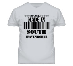 South Leavenworth Kansas Made In Born Sport Grey T Shirt