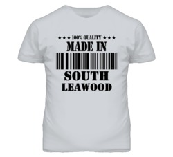 South Leawood Kansas Made In Born Sport Grey T Shirt