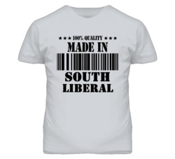 South Liberal Kansas Made In Born Sport Grey T Shirt