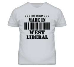 West Liberal Kansas Made In Born Sport Grey T Shirt