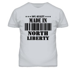 North Liberty Missouri Made In Born Sport Grey T Shirt