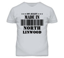 North Linwood Kansas Made In Born Sport Grey T Shirt