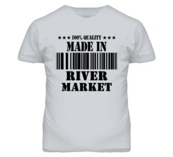 River Market Kansas Made In Born Sport Grey T Shirt
