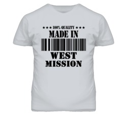 West Mission Kansas Made In Born Sport Grey T Shirt