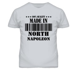 North Napoleon Missouri Made In Born Sport Grey T Shirt