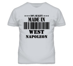 West Napoleon Missouri Made In Born Sport Grey T Shirt