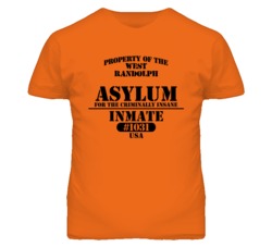 West Randolph Missouri Insane Prison Halloween T Shirt