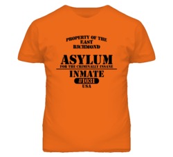 East Richmond Kansas Insane Prison Halloween T Shirt