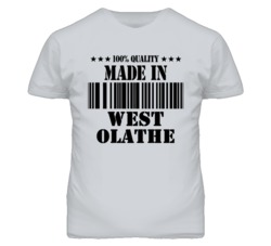 West Olathe Kansas Made In Born Sport Grey T Shirt