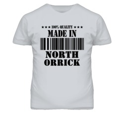 North Orrick Missouri Made In Born Sport Grey T Shirt