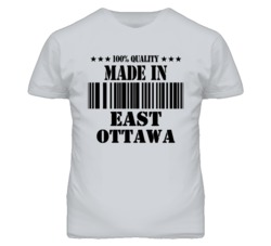 East Ottawa Kansas Made In Born Sport Grey T Shirt
