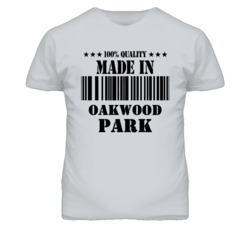 Oakwood Park Missouri Made In Born Sport Grey T Shirt