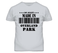 Overland Park Kansas Made In Born Sport Grey T Shirt