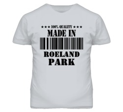 Roeland Park Kansas Made In Born Sport Grey T Shirt