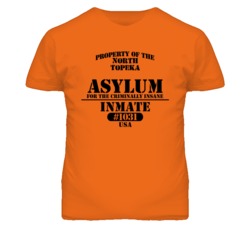 North Topeka Kansas Insane Prison Halloween T Shirt