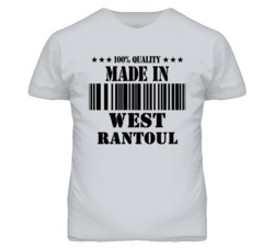 West Rantoul Kansas Made In Born Sport Grey T Shirt