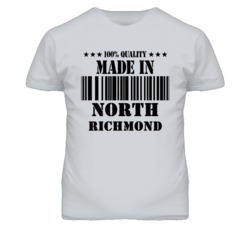 North Richmond Kansas Made In Born Sport Grey T Shirt