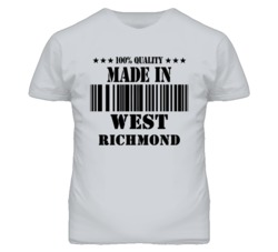 West Richmond Kansas Made In Born Sport Grey T Shirt