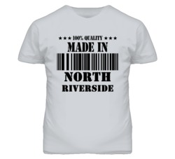 North Riverside Missouri Made In Born Sport Grey T Shirt