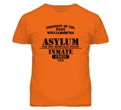 West Williamsburg Kansas Insane Prison Halloween T Shirt
