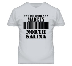 North Salina Kansas Made In Born Sport Grey T Shirt