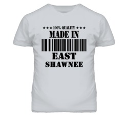 East Shawnee Kansas Made In Born Sport Grey T Shirt