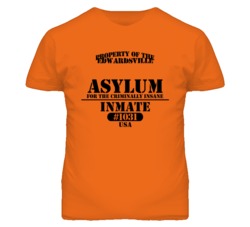 Edwardsville Kansas Insane Prison Halloween T Shirt