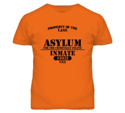 Lane Kansas Insane Prison Halloween T Shirt