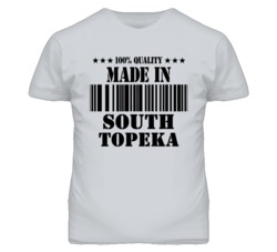 South Topeka Kansas Made In Born Sport Grey T Shirt