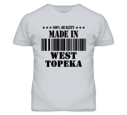 West Topeka Kansas Made In Born Sport Grey T Shirt