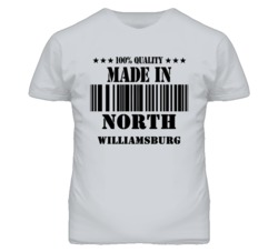 North Williamsburg Kansas Made In Born Sport Grey T Shirt