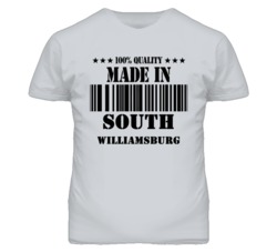 South Williamsburg Kansas Made In Born Sport Grey T Shirt