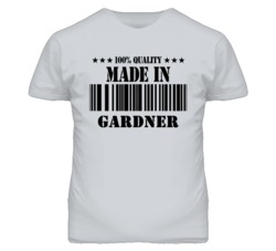 Gardner Kansas Made In Born Sport Grey T Shirt